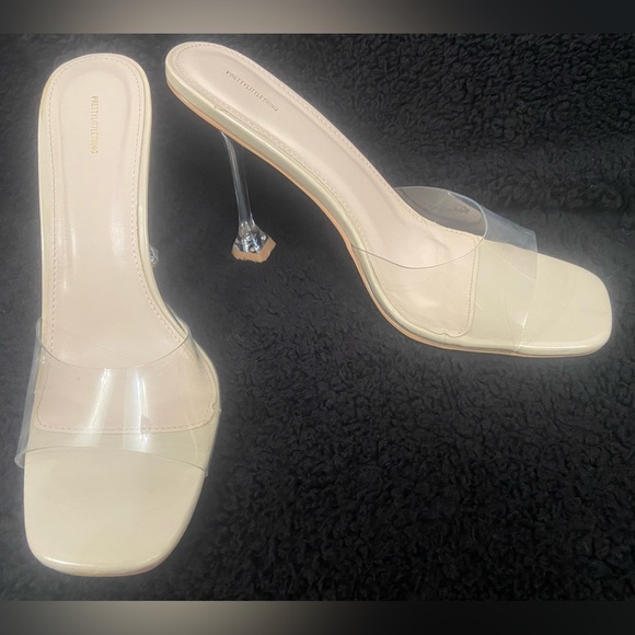 PRETTYLITTLE THING size 7 Womens Heels Mules shoes - Picture 3 of 7